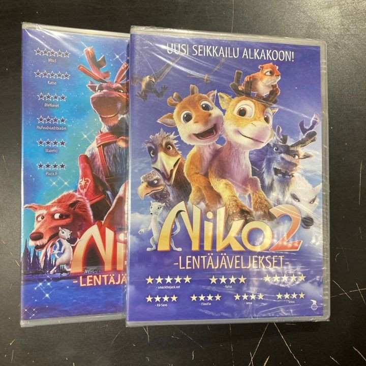 Niko - lentäjän poika / Niko 2 - lentäjäveljekset 2DVD (avaamaton) -animaatio-